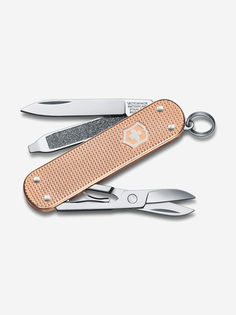 Нож-брелок VICTORINOX Classic SD Alox Colors "Fresh Peach", 58 мм, 5 функций, персиковый, Бежевый