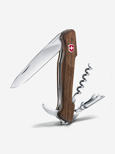 Нож перочинный VICTORINOX Wine Master, 130 мм, 6 функций, с фиксатором, рукоять из орехового дерева, Коричневый