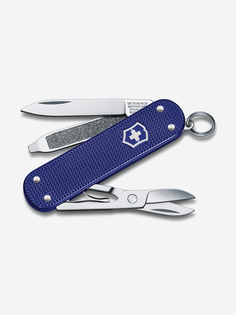 Нож-брелок VICTORINOX Classic SD Alox Colors "Night Dive", 58 мм, 5 функций, фиолетовый, Фиолетовый