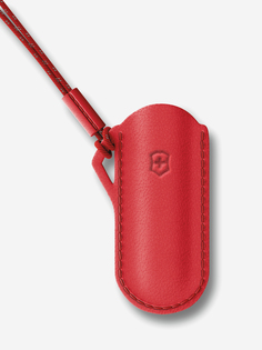 Чехол VICTORINOX "Style Icon" для ножей Classic Colors 58 мм, кожаный, красный, Красный