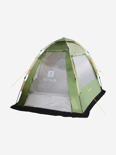 Палатка BTrace Home 4 быстросборная, Зеленый, Зеленый