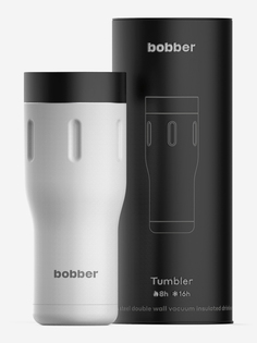 Термокружка вакуумная для напитков Tumbler BOBBER, 470 мл, Белый