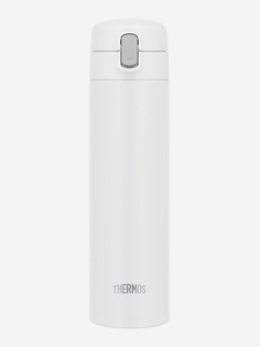 Термос с трубочкой из нерж. стали тм THERMOS FJM-450 0.45L, Белый