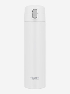 Термос с трубочкой из нерж. стали тм THERMOS FJM-450 0.45L, Белый