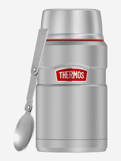 Термос для еды из нерж. стали с ложкой тм THERMOS SK3020 0.71L, Серебряный