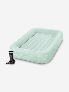 Кровать надувная детская Intex KIDZ TRAVEL, 2-в-1, 107х168х25 см, с ручным насосом, Зеленый