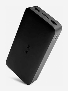 Зарядное устройство Xiaomi 20000mAh Redmi 18W Fast Charge Power Bank Black, Черный
