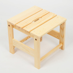 Табурет-банкетка СМУРФЕН 33x33x30см, неокрашенный, 500899 No Brand