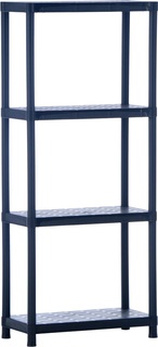 Стеллаж ENERPLAST пластиковый 600х300х1410 мм СБ 600.4 черный