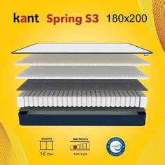 Матрас анатомический на кровать Kant Spring S3 180х200х18 Кант