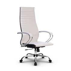 Кресло компьютерное МЕТТА-8(MPES)/подл.116/осн.003 Белый