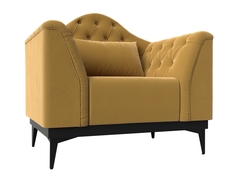 Кресло Лига Диванов Флорида Микровельвет Желтый