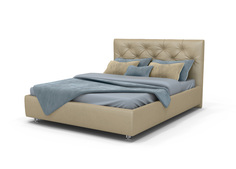 Кровать Marlena с ПМ(с бельевым ящиком) Тк.Casanova Beige 160x200 Askona
