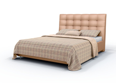 Кровать AmeLia Тк.Dumont 02 + основание с ламелями 90x200 Askona