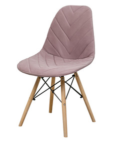 Чехол на стул Eames DSW из микровелюра CHIEDOCOVER, 40х46, елка, пыльная роза