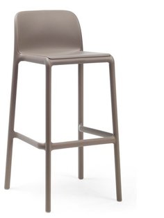 Стул пластиковый барный ReeHouse Faro Тортора