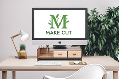 Подставка-органайзер под монитор MAKE CUT, дуб сонома