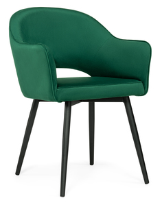 Стул на металлокаркасе Woodville Ойстер MR-19, черный