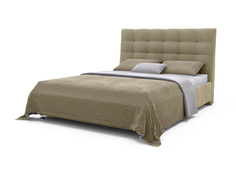 Кровать AmeLia Тк.Casanova Stone + основание с ламелями 90x200 Askona