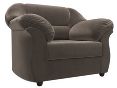 Кресло Карнелла велюр коричневый Лига Диванов