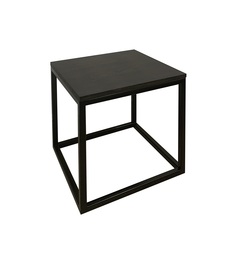 Журнальный столик S12.shop Роблен, металлический каркас, тёмный орех