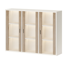 Стеллаж Мэрдэс СУ (ш3в1)+3ФС Белый/Нельсон Merdes