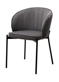 Комплект стульев 2 шт. М-Сити ДЕНИ, антрацитовый/черный M City