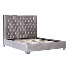 Кровать Ahf Лили серебристая 160 x 200 см No Brand
