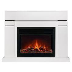 Электрокамин RealFlame Lindelse 26 WT-P511 с очагом MoonBlaze DELUXE Black