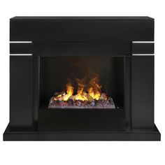 Электрокамин RealFlame Lindelse 26 BLM-P918 с очагом 3D Cassette 630 дрова + Black вставка