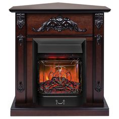 Электрокамин RealFlame Anita Corner STD/EUG AO-215 с очагом Majestic Lux Black