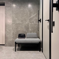 Банкетка Bonfico Krizi 100x60 принт гусиная лапка