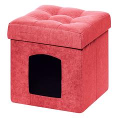 Пуфик Складной Для Животных Коралловый Велюр Dreambag