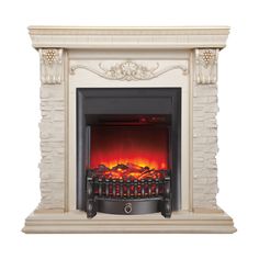 Электрокамин RealFlame Patricia STD/EUG WT-619G с очагом Fobos Lux Black