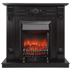 Электрокамин RealFlame Ottawa R STD/EUG DN-F818 с очагом Fobos Lux Black