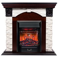 Электрокамин RealFlame Dublin Lux STD/EUG AO-215 с очагом Majestic Lux Black