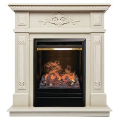 Электрокамин RealFlame Lilian R STD/EUG WT-F617 с очагом 3D Olympic