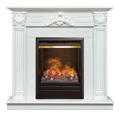 Электрокамин RealFlame Stefania R STD/EUG WT-F614 с очагом 3D Olympic