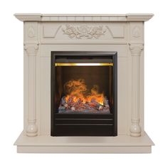 Электрокамин RealFlame Dacota STD/EUG WT-614 с очагом 3D Olympic