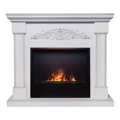 Электрокамин RealFlame Ofelia 26 WT-519S с очагом 3D Cassette 630 панель + Black вставка