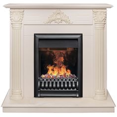 Электрокамин RealFlame Stefania R STD/EUG WT-F612 с очагом 3D Oregan