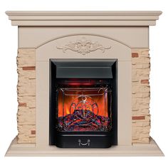 Электрокамин RealFlame Neapolis STD/EUG WT-F612 с очагом Majestic Lux Black