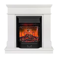 Электрокамин RealFlame Selena STD WT-P512 с очагом Majestic Lux Black