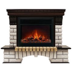 Электрокамин RealFlame Country VR 26 AO-215 с очагом MoonBlaze Deluxe Black