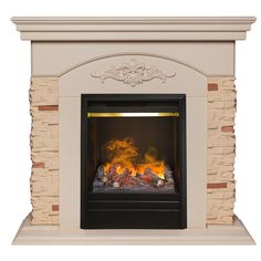 Электрокамин RealFlame Neapolis STD/EUG WT-F612 с очагом 3D Olympic