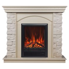 Электрокамин RealFlame Elford VR STD/EUG/25.5/HL/24 WT-614 с очагом Eugene