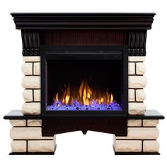 Электрокамин RealFlame Kavkaz 25.5/24 AO-215 с очагом Saphir 25,5