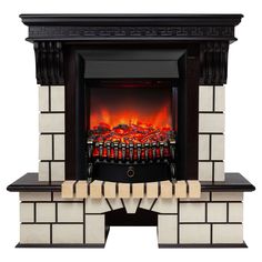 Электрокамин RealFlame Stone R STD/EUG AO-287 с очагом Fobos Lux Black