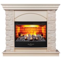 Электрокамин RealFlame Elford VR STD/EUG/25.5/HL/24 WT-614 с очагом 3D Firestar 25,5