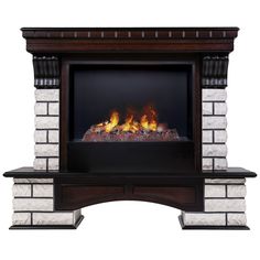 Электрокамин RealFlame Country Rock 26 AO-215 с очагом 3D Cassette 630 дрова + Black вста